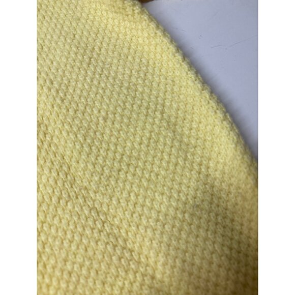 Sears Vintage Golf Sweater (Large)‎ yellow vintage sweater - Picture 7 of 7